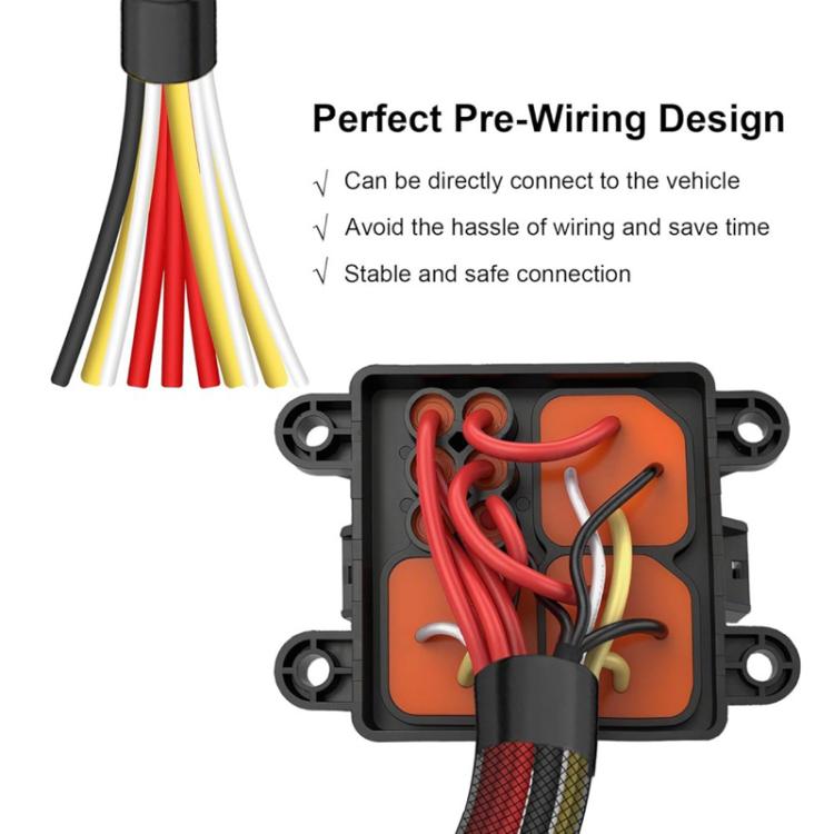 Car Pre-Wired Waterproof Fuse Relay Box Automotive Fuse Relay Holder, Spec: 24V 4-Pin