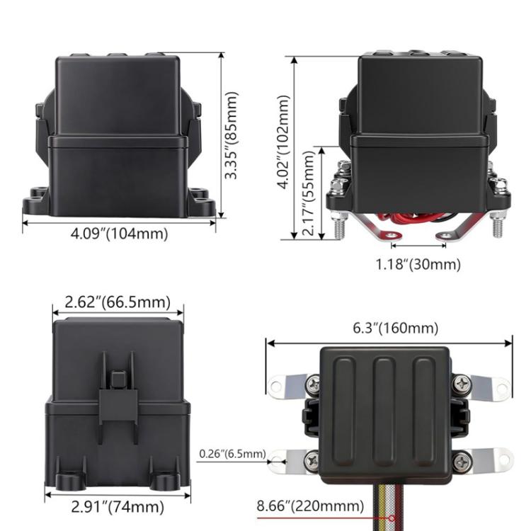 Car Pre-Wired Waterproof Fuse Relay Box Automotive Fuse Relay Holder, Spec: 12V 5-Pin