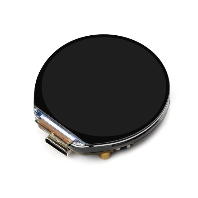 WAVESHARE RP2350 High-Performance Microcontroller Development Board Features 1.46-Inch Round Touchscreen Display - Without Cover Glass