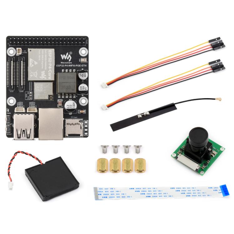 WAVESHARE ESP32-P4-WIFI6-POE-ETH Development Board Supports Power Over Ethernet  - PoE - Package C