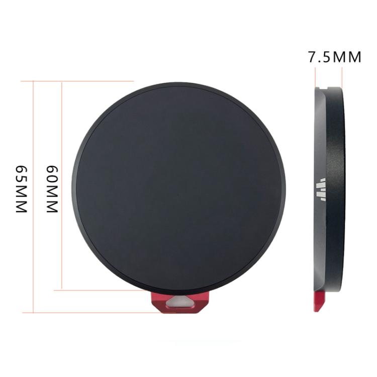 OGLemon ME60S Magnetic Phone Mount Base Cold Shoe Tripod Aluminum Alloy Photography Selfie Stick 1/4 inch Arca-Style Mounting Base Suction Cup