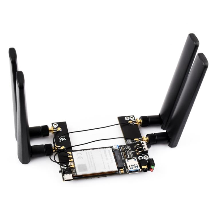 For Jetson Orin WAVESHARE 5G / 4G / 3G Module, Includes RM520N-GL Module, Supports 5G NSA And SA Networking, GNSS Positioning
