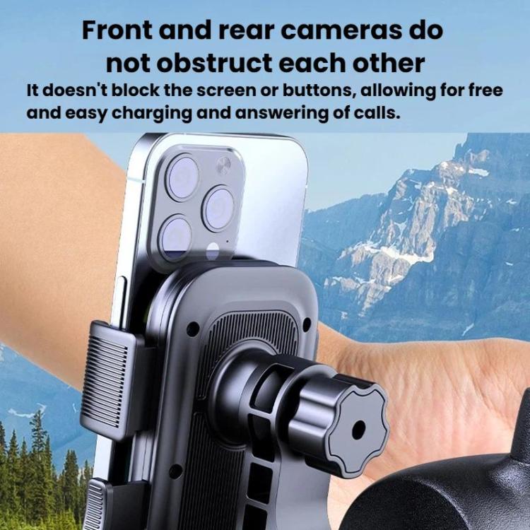 XY-106 Motorcycle Bike Shockproof Anti-Slip Phone Mount Rotatable Navigation Holder For Riders, Style: Handbar