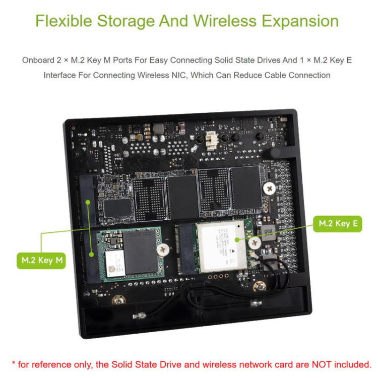 WAVESHARE For Jetson Orin Nano / NX Super Dual Ethernet Base Board
