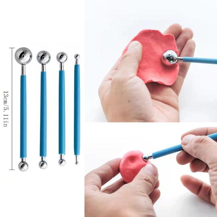57pcs Pottery Tools Stone Clay Sculpting Knife Silicone Dotting Pen Nanatsuhon Detail Needles Scraper