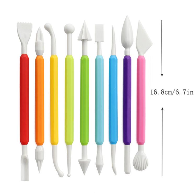 25pcs Pottery Tools Clay Sculpting Knife Tweezers Paint Brushes Detail Needles