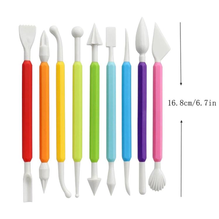 16pcs Pottery Tool Stone Clay Sculpting & Embossing Pen DIY Hook Line Pen