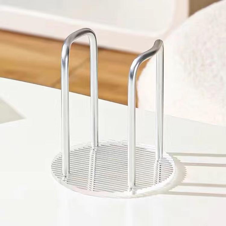 Acrylic Paper Cup Holder Single-Use Cup Dispenser, Spec: Single Cup Silver