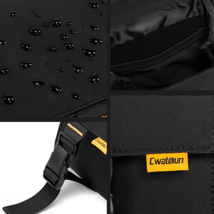 Cwatcun D258 Compact DSLR Mirrorless Camera Carry Case Outdoor Photography Bag - Black