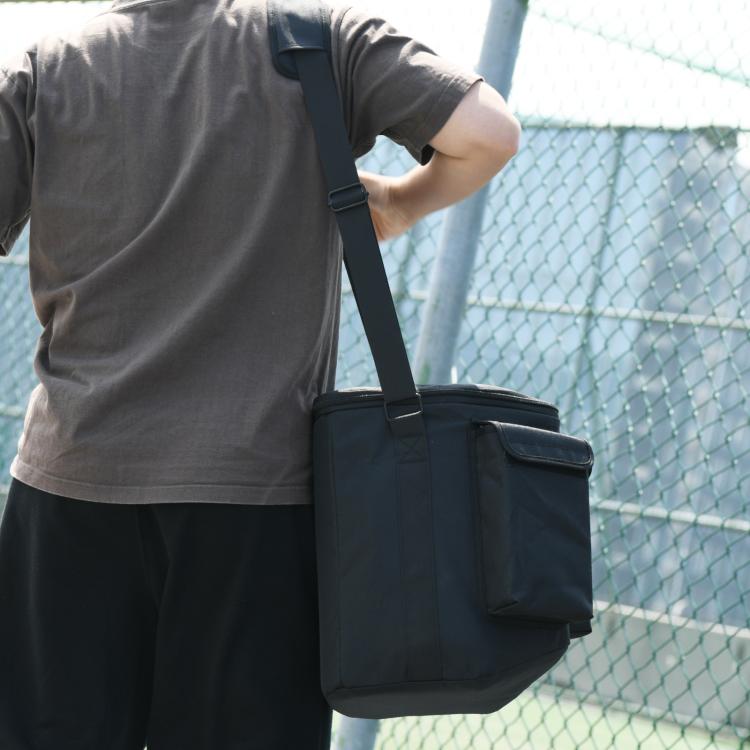Crossbody Bag For Bose S1 Pro And S1 Pro+ Speaker Dual Pocket Shoulder Case - Black