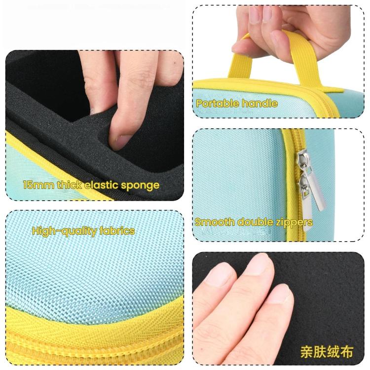 For Nex Playground Play System Carrying Case Hard EVA Protective Storage Bag With Hand Strap - Green