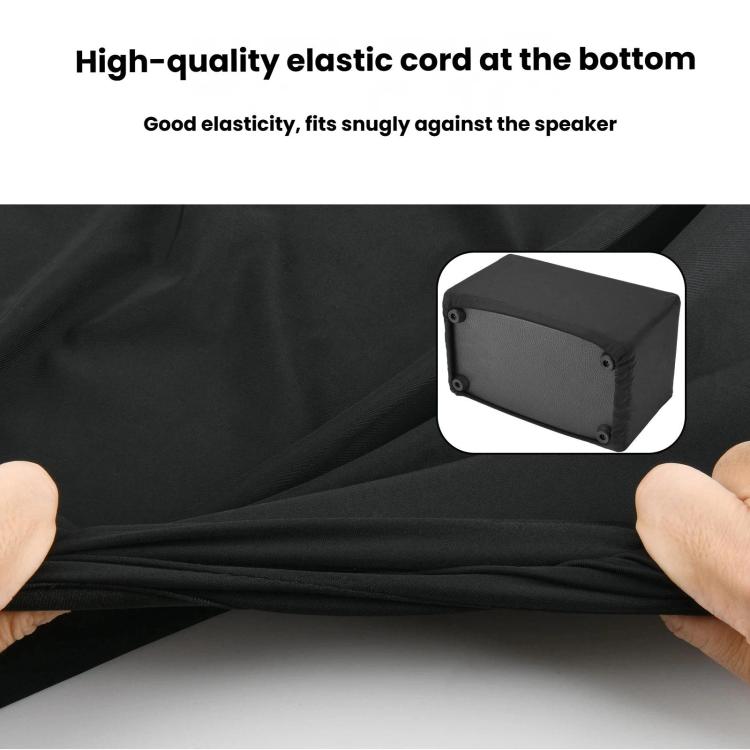 For Marshall Acton 3 Speaker Dust Cover Lycra Elastic Dust Proof Protective Sleeve - Black