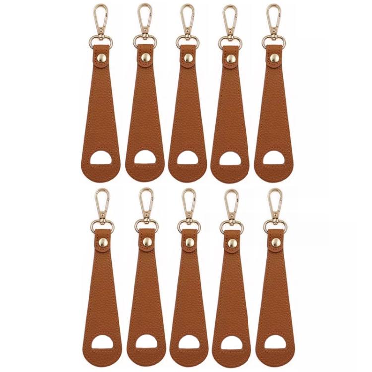 10pcs Leather Hat Clip Luggage Hook Minimalist Hat Anti-Loss Clip