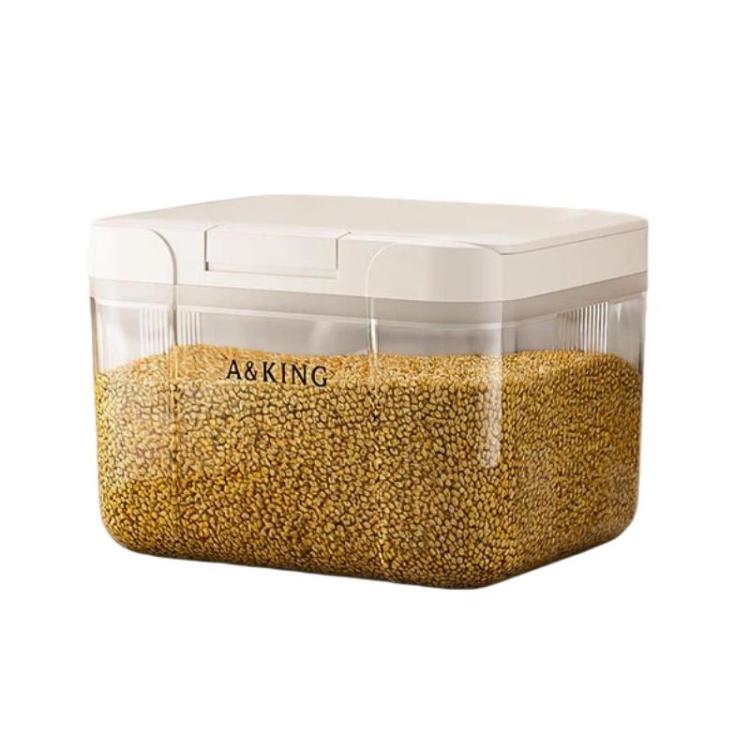 Press Flip Lid Rice Bucket For Home Kitchen Insect-Proof & Moisture-Proof Cereal Storage Container, Spec: 2.9L