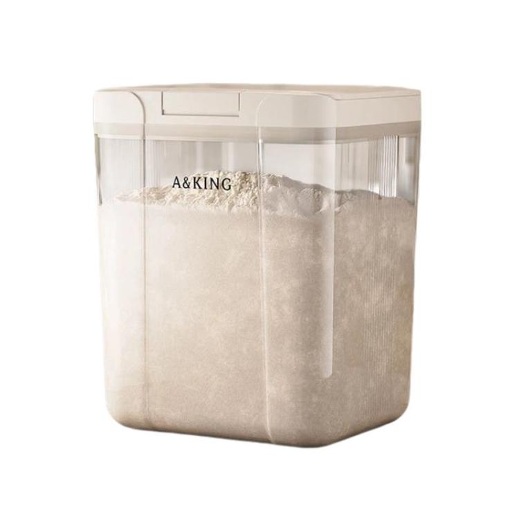 Press Flip Lid Rice Bucket For Home Kitchen Insect-Proof & Moisture-Proof Cereal Storage Container, Spec: 5L