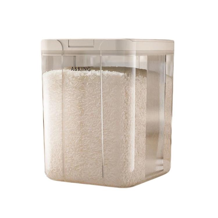 Press Flip Lid Rice Bucket For Home Kitchen Insect-Proof & Moisture-Proof Cereal Storage Container, Spec: 15L