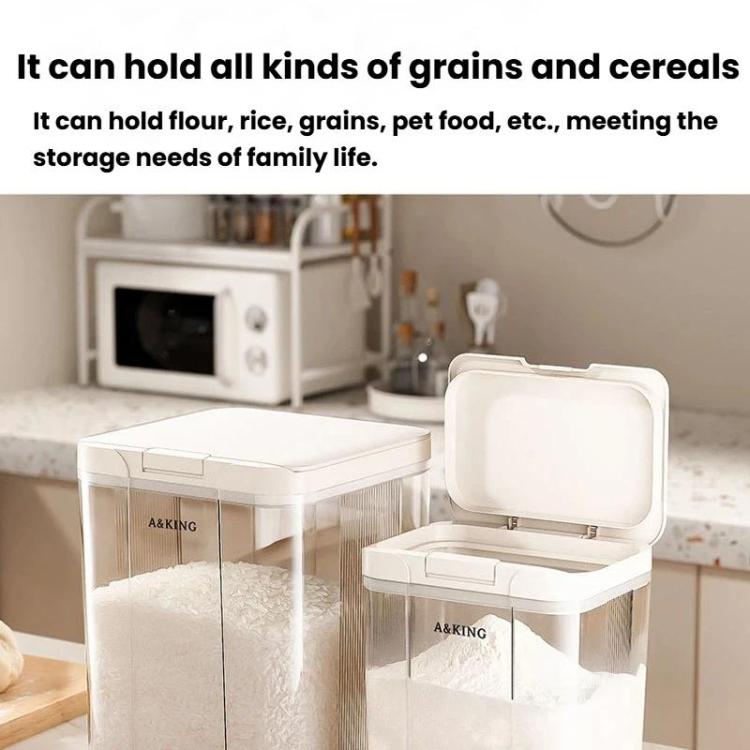 Press Flip Lid Rice Bucket For Home Kitchen Insect-Proof & Moisture-Proof Cereal Storage Container, Spec: 5L