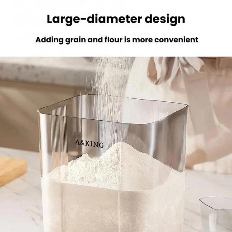 Press Flip Lid Rice Bucket For Home Kitchen Insect-Proof & Moisture-Proof Cereal Storage Container, Spec: 5L