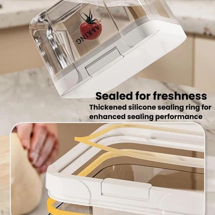 Press Flip Lid Rice Bucket For Home Kitchen Insect-Proof & Moisture-Proof Cereal Storage Container, Spec: 5L