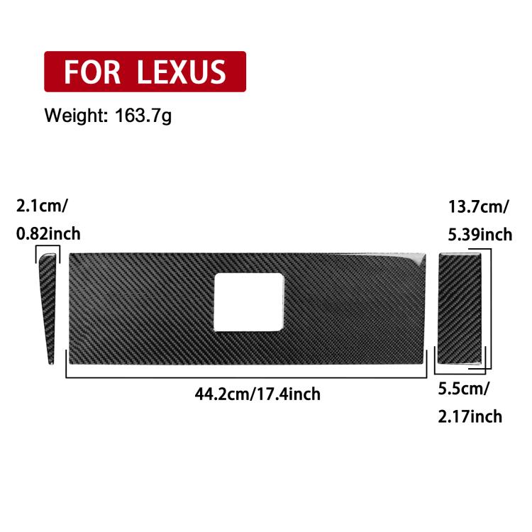 For 1999-2005 Lexus IS300 Left-Handed Drive 3pcs /Set Passenger Side Panel Stickers