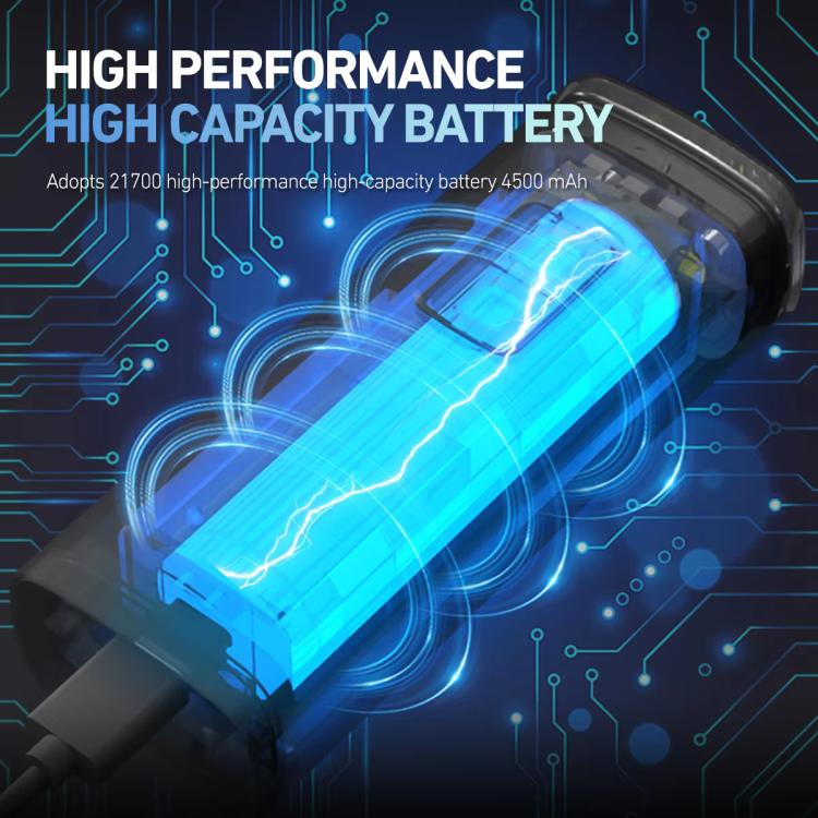 CYCLAMI BR2000 High-Capacity Rechargeable Bike Headlight Powerful Night Riding Flashlight