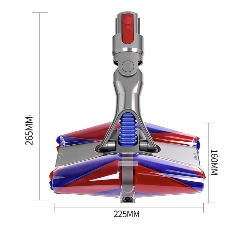 4-Conical Fluffy Roller Head For Dyson V7 V8 V10 V11 V15 with Dual-Side Green Laser Dust Illumination