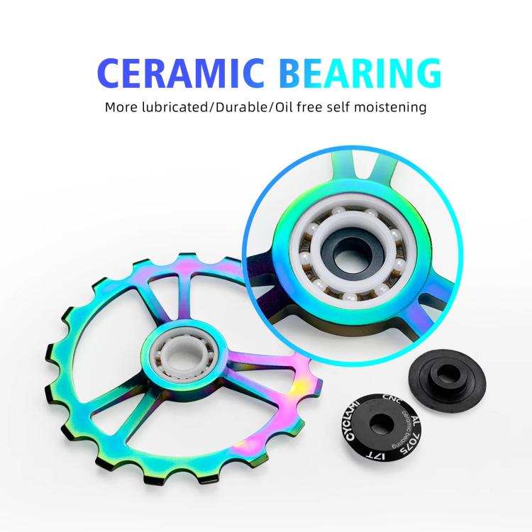 CYCLAMI Shifter Carbon Fiber Road Bike Ceramic Rear Derailleur Large Pulley For Shimano 6800 / 6870 / 9000 / 9070