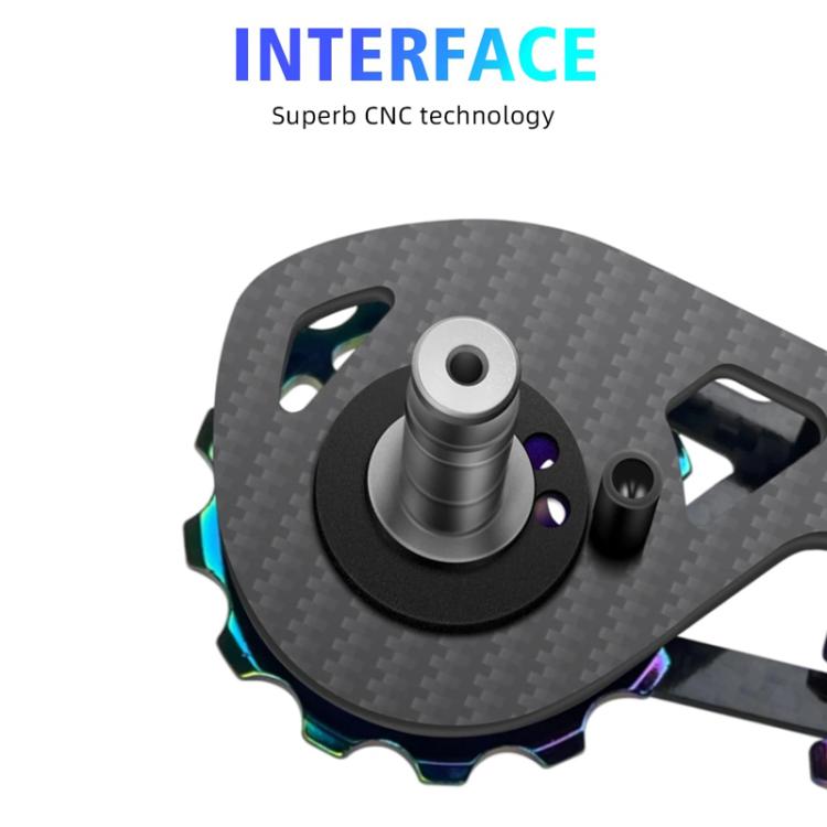 CYCLAMI Shifter Carbon Fiber Road Bike Ceramic Rear Derailleur Large Pulley For Shimano R7000