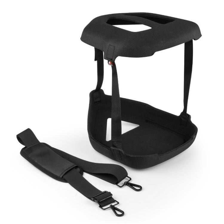 For Bose S1 Pro+ Speaker Protective EVA Carrying Case with Shoulder Strap - Black
