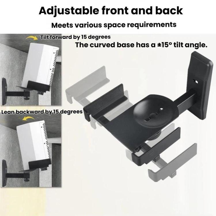LKT-383S Adjustable Angle Wall Mount Speaker Stand Surround Sound Monitor Speaker Bracket