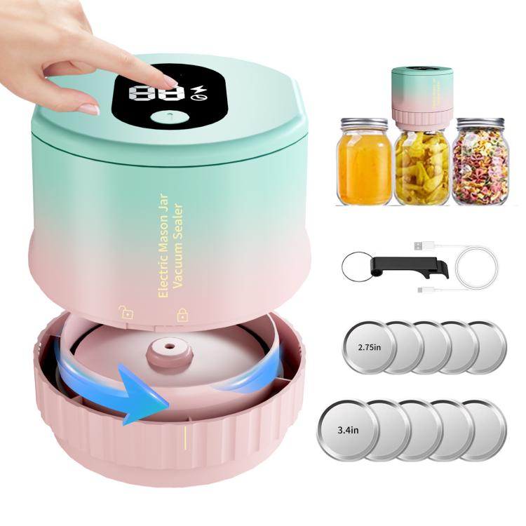 Electric Mason Container Vacuum Sealing Machine - KZ-80S