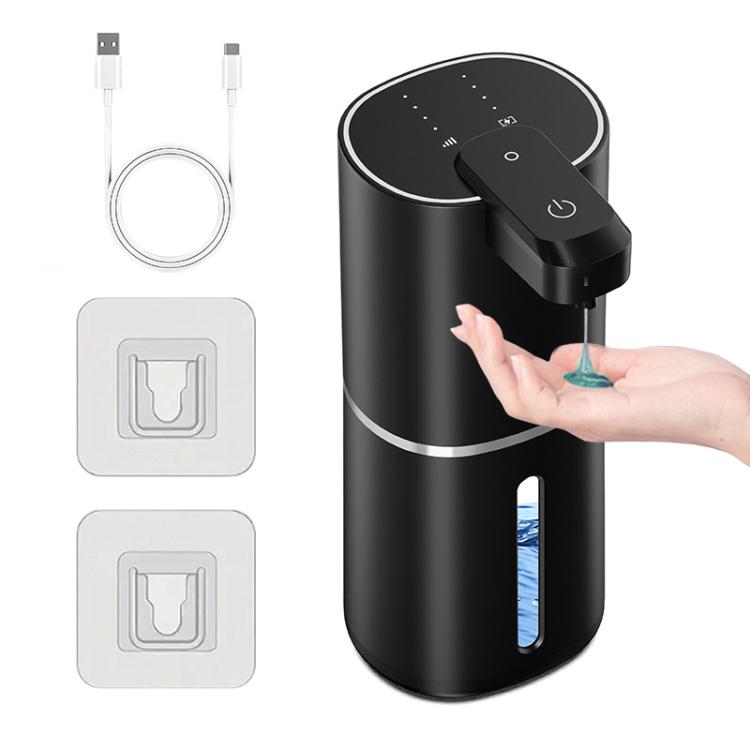 Wall-mounted Smart Sensor Electric Soap Dispenser, Color: Black Dropper Version