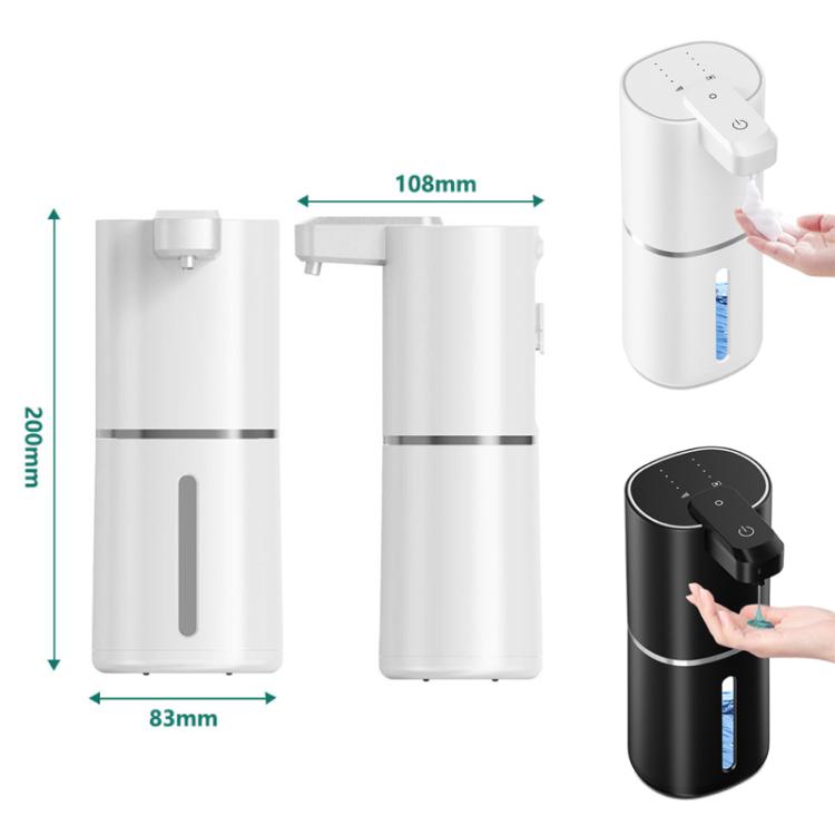 Wall-mounted Smart Sensor Electric Soap Dispenser, Color: Black Dropper Version