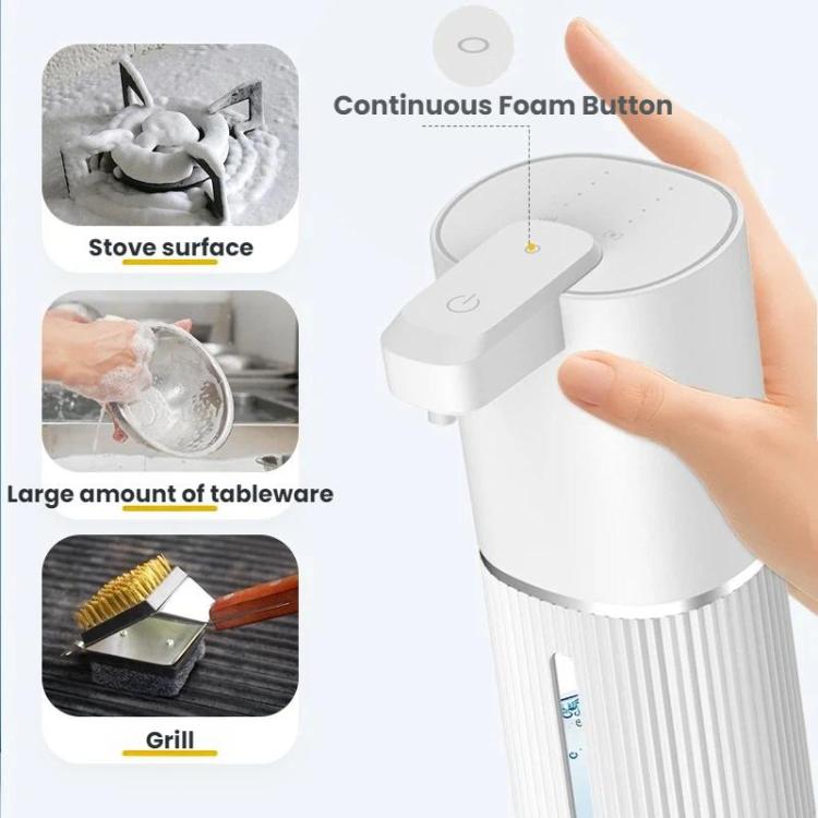 Wall-mounted Smart Sensor Electric Soap Dispenser, Color: White Foam Version