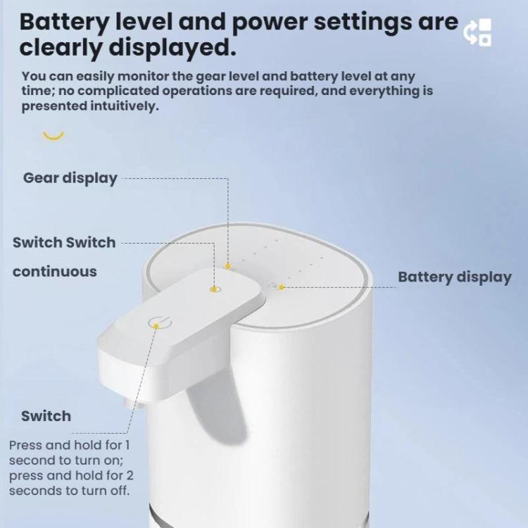 Wall-mounted Smart Sensor Electric Soap Dispenser, Color: White Dropper Version