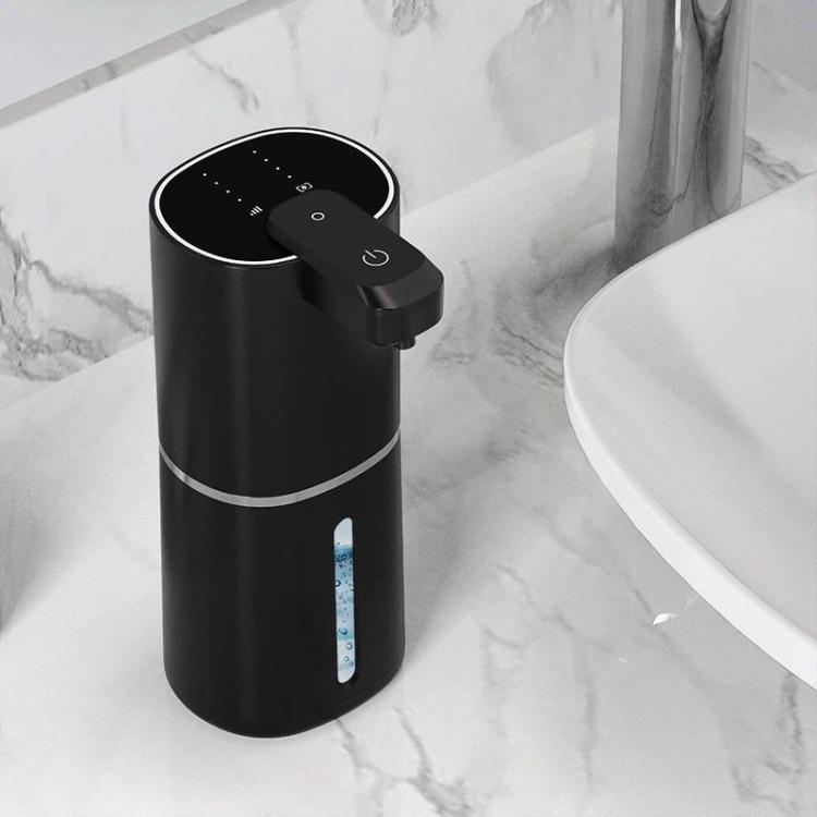 Wall-mounted Smart Sensor Electric Soap Dispenser, Color: Black Dropper Version
