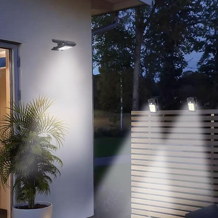 Solar Clip-On Light Outdoor Motion-Sensor Garden Light, Spec: 6 Cells 24LEDs