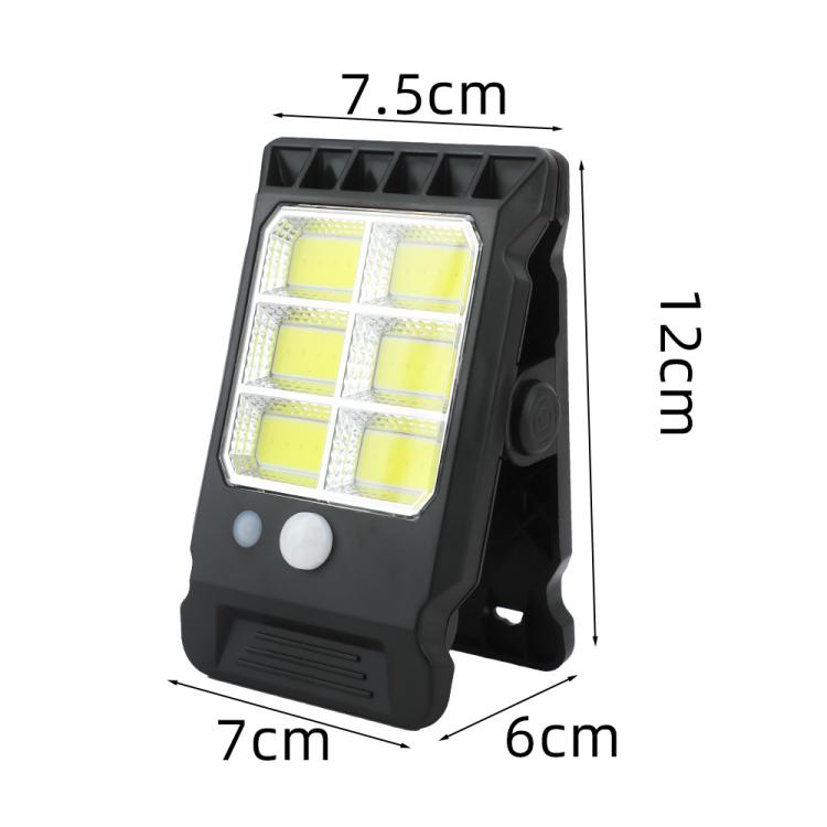 Solar Clip-On Light Outdoor Motion-Sensor Garden Light, Spec: 1 Cell 24LEDs