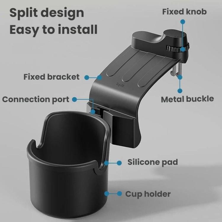 For Tesla Model 3/Y Dashboard Cup Holder Storage Box - Left Side