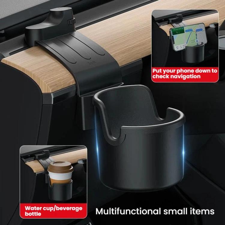 For Tesla Model 3/Y Dashboard Cup Holder Storage Box - Left Side