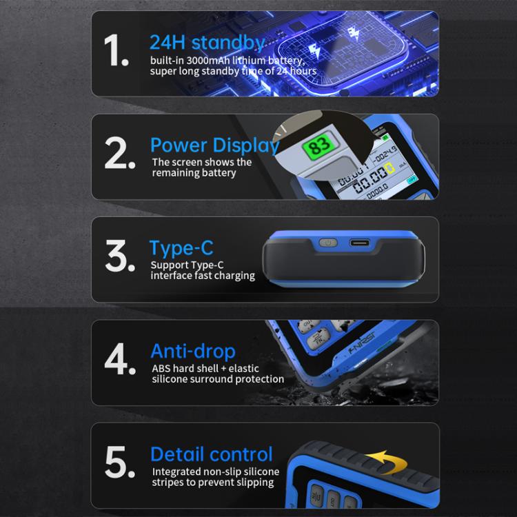 FNIRSI 4-20mA Multi-Function Signal Generator Current Pressure Thermal Resistance Calibrator, EU Plug - Blue