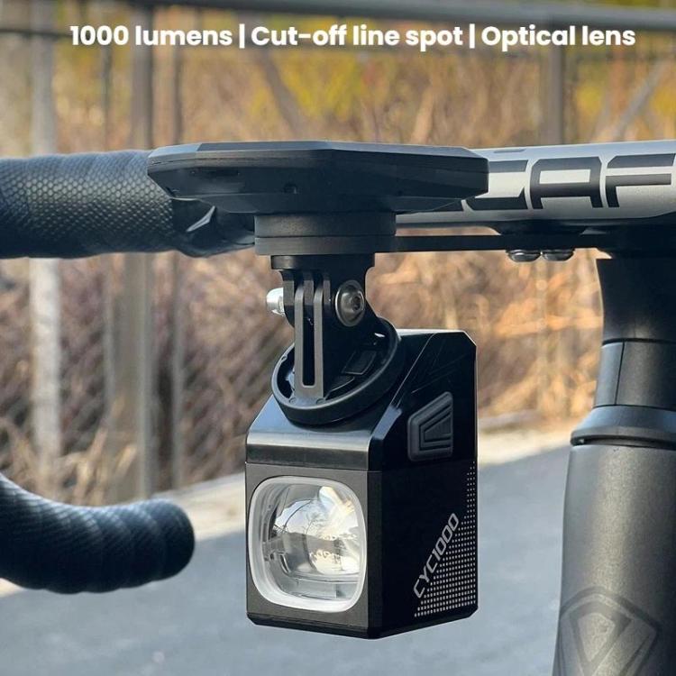 CYCLAIMI CYC1000 PRO Bicycle Hanging Front Light Night Riding Road Bike Anti-Glare Under-Mount Light