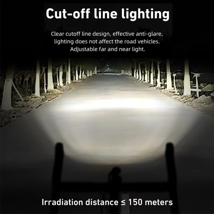 CYCLAIMI CYC1000 PRO Bicycle Hanging Front Light Night Riding Road Bike Anti-Glare Under-Mount Light
