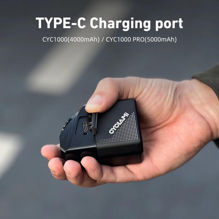 CYCLAIMI CYC1000 PRO Bicycle Hanging Front Light Night Riding Road Bike Anti-Glare Under-Mount Light