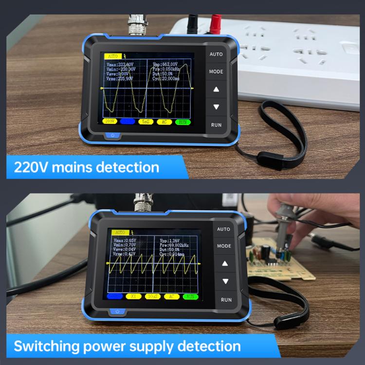 FNIRSI Handheld Small Digital Oscilloscope For Maintenance, Specification: Upgrade