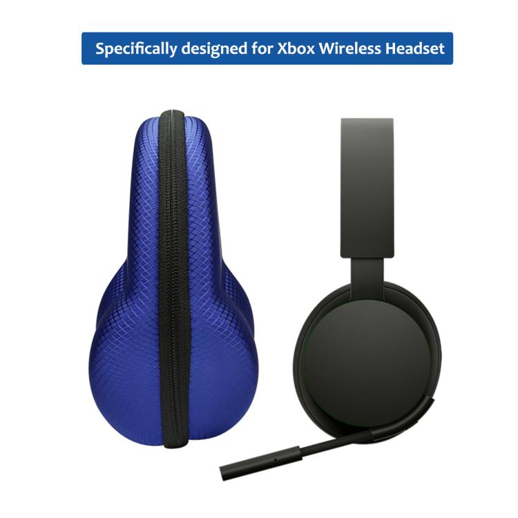 Carrying Case For Xbox Series X/S Wireless Headset Shockproof Travel Storage Tote Bag - Blue