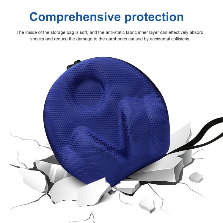 Carrying Case For Xbox Series X/S Wireless Headset Shockproof Travel Storage Tote Bag - Blue
