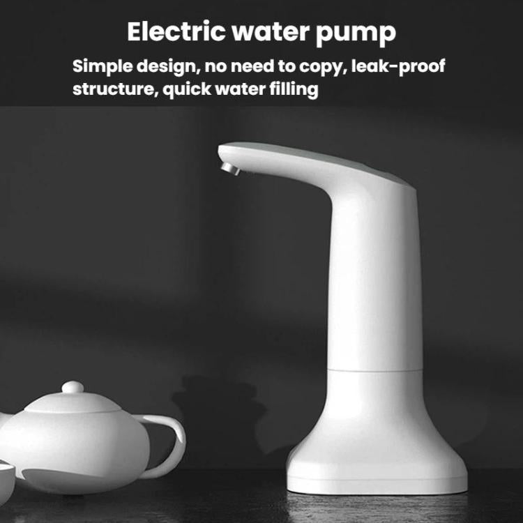 Touch Control Electric Water Pump For Bottled Water Portable Rechargeable Water Dispenser, Spec: With Base
