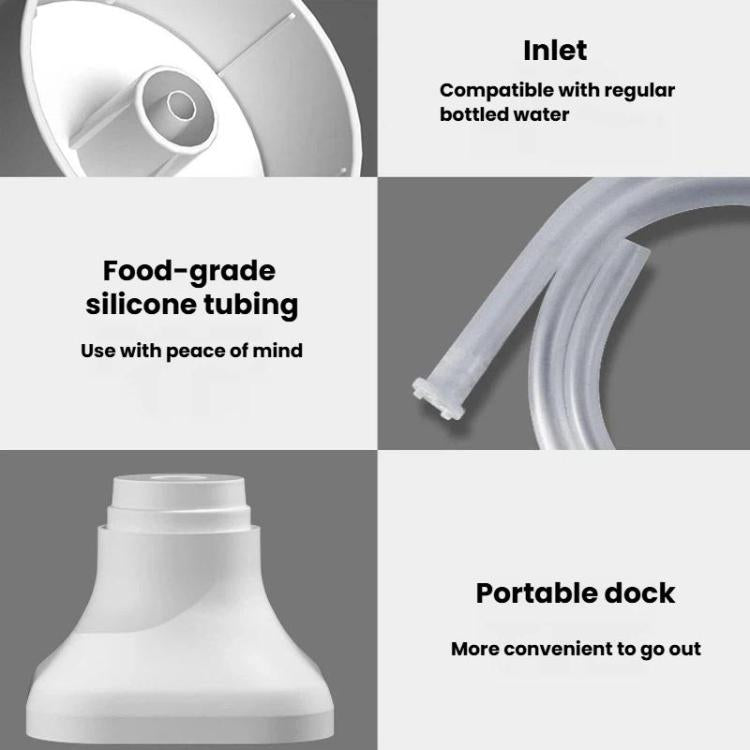 Touch Control Electric Water Pump For Bottled Water Portable Rechargeable Water Dispenser, Spec: No Base