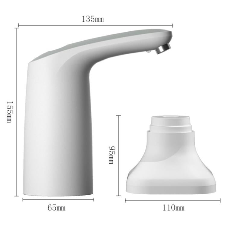 Touch Control Electric Water Pump For Bottled Water Portable Rechargeable Water Dispenser, Spec: With Base